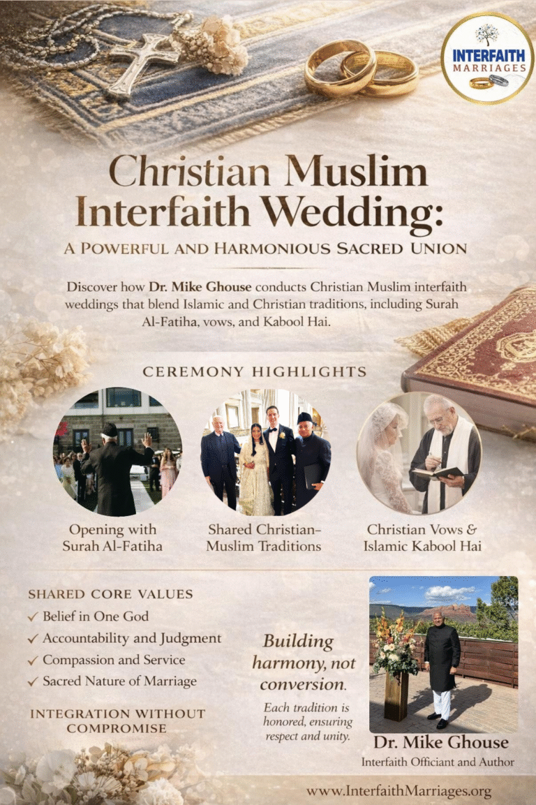 Christian Muslim interfaith wedding