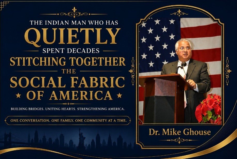 The Indian Panorama feature cover for Dr. Mike Ghouse